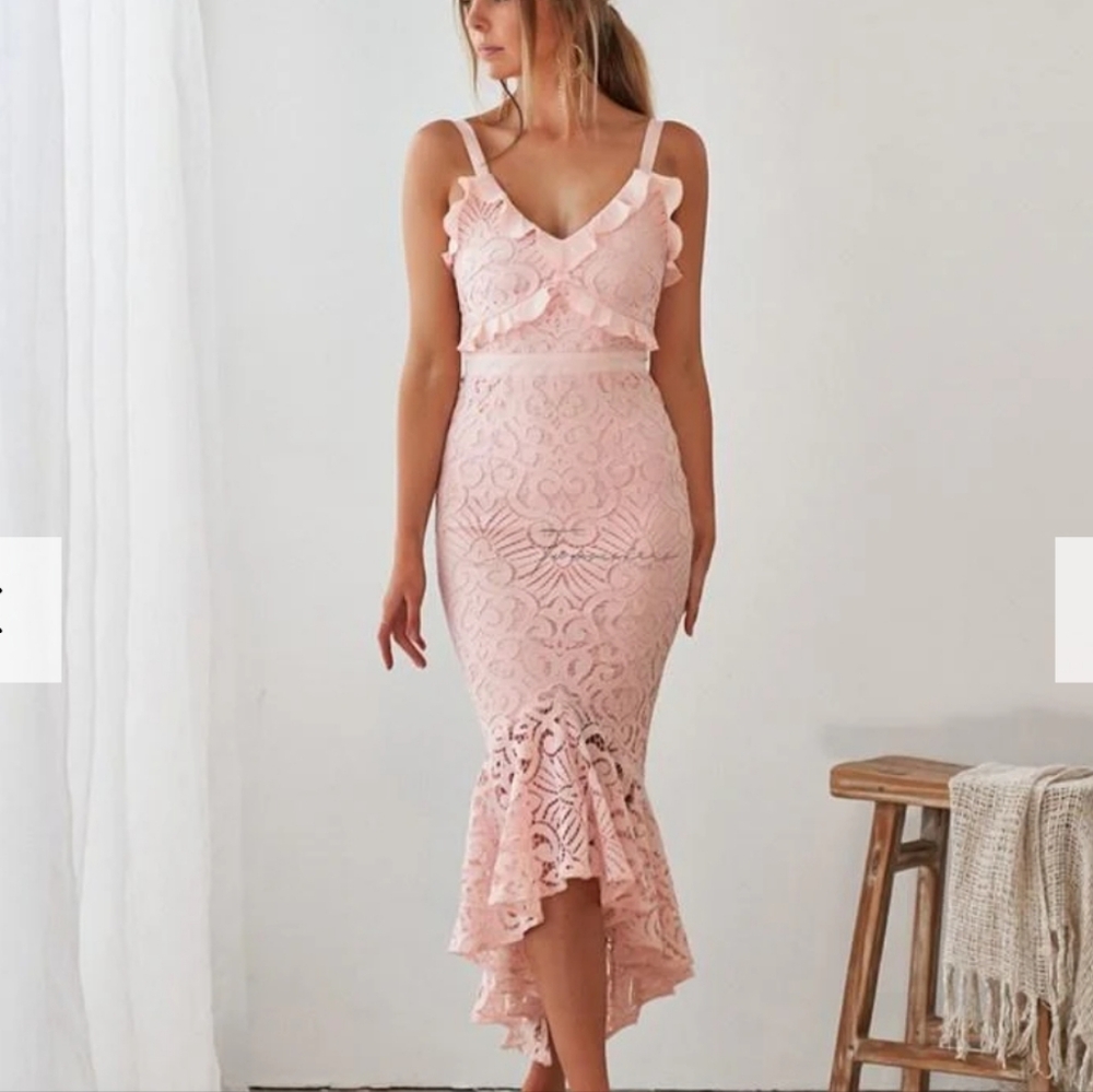 Leanne Dress - blush